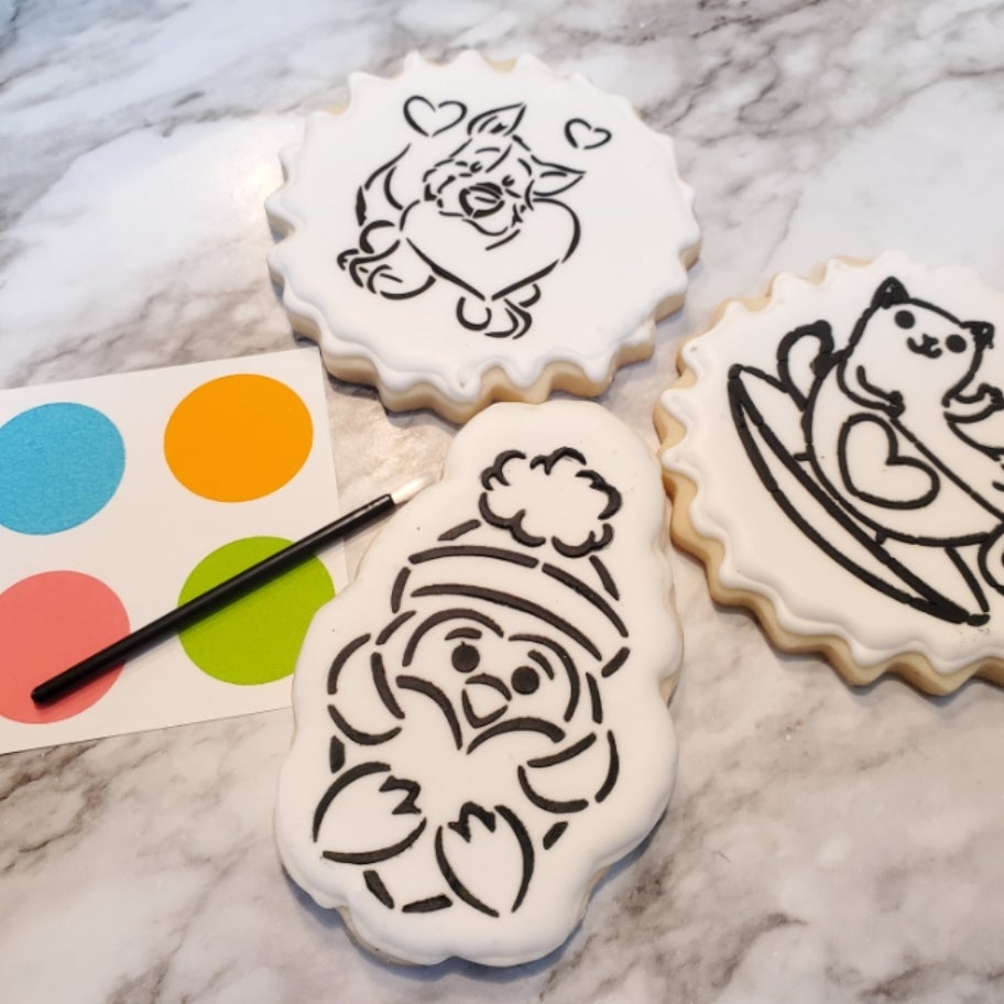 Thanksgiving Paint Your Own (PYO) Cookies